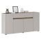 Credenza Beige Marrone Noce un Cassetto 3 Ripiani 170x40x85h cm, Apertura Battente - Cirimido