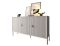 Credenza Beige oro Cassetti Ripiani 203x49x83h cm, Apertura Battente - Parenti