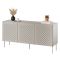 Credenza Beige un Ripiano 3 Vani 150.5x42x75h cm, 3 Ante - Stilo