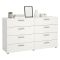 Credenza bianca 140x40x81h cm 8 cassetti - Phethai