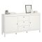 Credenza bianca 151x38x79h cm 2 ante e 3 cassetti - Whitney