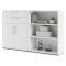 Credenza bianca 178x40x113h cm 2 ante e 2 cassetti - Albinea