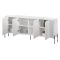 Credenza bianca 190x39x80h cm 4 ante - Laion