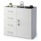 Credenza bianca 90x41x87h cm 1 anta e 4 cassetti - Aracnida