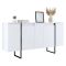 Credenza bianca e nera 160x35x80h cm 4 ante - Arta
