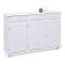 Credenza Bianco 3 Cassetti un Ripiano 130x43x87h cm, Apertura Battente - Gragnano