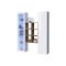 Credenza Bianco 8 Ripiani 16 Vani 40x30x180h cm, 2 Ante - Rimella