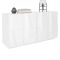 Credenza bianco lucida 162x44x86h cm 4 ante - Augusto