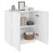 Credenza bianco lucida 81x44x86h cm 2 ante - Arli