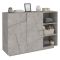 Credenza cemento 121x38x86h cm 2 ante - Acab