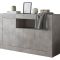 Credenza cemento 138x42x86h cm 3 ante - Dolphin