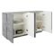 Credenza cemento 162x44x86h cm 4 ante - Augusto
