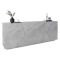 Credenza cemento 224x44x86h cm 4 ante e 3 cassetti - Zeus