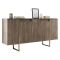 Credenza legno e oro 160x35x80h cm 4 ante - Arta