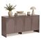 Credenza Marrone Bronzo 2 Ripiani 4 Ante 180x45x80h cm, 6 Vani - Nomesi