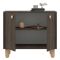 Credenza Marrone Noce Marrone Rovere un Ripiano 2 Ante 72x36x73h cm, 2 Vani - Pontida