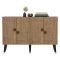 Credenza Marrone Rovere oro 2 Ripiani 4 Vani 120x30x80h cm, 4 Ante - Thiene