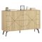 Credenza quercia 123x35x62h cm 4 ante - Earl