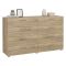 Credenza quercia 140x40x81h cm 8 cassetti - Phethai