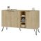 Credenza quercia 142x35x83h cm 3 ante - Alin