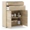 Credenza quercia 89x40x113h cm 2 ante e 2 cassetti - Agra