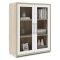 Credenza quercia e bianca 89x40x113h cm 2 ante - Ampezzo