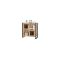 Credenza quercia e nera 89x35x89h cm 3 ante - Telesilla