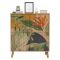 Credenza quercia e verde 95x36x111h cm 4 ante - Agyemang