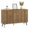 Credenza rovere 123x35x77h cm 4 ante - Brunale