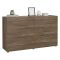 Credenza rovere 140x40x81h cm 8 cassetti - Urduja