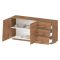 Credenza rovere 180x44x86h cm 2 ante e 3 cassetti - Avelignese