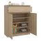 Credenza rovere 80x40x100h cm 2 ante e 1 cassetto - Genziana