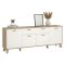 Credenza rovere e bianca 195x39x73h cm 4 ante e 1 cassetto - Wukong