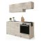 Cucina Marrone Rovere Modulabile Con cassetto, Elettrodomestici non inclusi - Teano