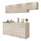 Cucina Marrone Rovere Modulabile Con cassetto, Elettrodomestici non inclusi - Urzulei
