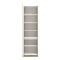 Dispensa da Cucina Beige Marrone Rovere Nodi 5 Ripiani 3 Ante 60x57.5x214.5h cm, 6 Vani - Volvera