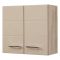 Dispensa da Cucina Beige Marrone Rovere Nodi un Ripiano 2 Ante 60x30x57h cm, 2 Vani - Volvera