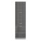Dispensa da Cucina Nero Antracite Grigio 6 Ripiani Apertura Battente 60x58x214h cm, 3 Ante - Cochem