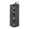 Dispensa multiuso 2 ante 30x165h cm antracite e ardesia - Atrax