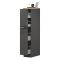 Dispensa multiuso 2 ante 30x165h cm antracite e rovere - Atrax