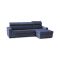 Divano 4 posti blu 260x95x85h cm - Angera