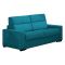 Divano con braccioli azzurro 200x95x100h cm - Letino