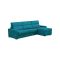 Divano con braccioli azzurro 280x160x100h cm - Vigonovo