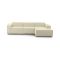 Divano con braccioli beige 300x170x70h cm - Ananas