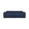 Divano con braccioli blu 260x95x70h cm - Argo