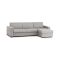 Divano con braccioli grigio 260x95x90h cm - Azechiele