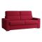 Divano con braccioli rosso 220x95x100h cm - Ozegna