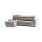 Divano con braccioli tortora 280x95x85h cm - Akela