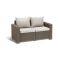 Divano da esterno Roberval, 141x68 h72 cm, Tortora