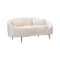 Divano design crema e oro 148x84x68h cm - Gupta
